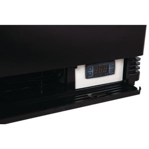 Vitrina refrigerada positiva negra Serie C - 68 L - Polar - Fourniresto