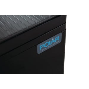 Vitrina refrigerada positiva negra Serie C - 68 L - Polar - Fourniresto