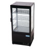 Vitrina Refrigerada Positiva Negra Serie C - 68 L - Polar