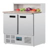 Mostrador de preparación refrigerado para pizzas Serie G - 288L - Polar - Fourniresto