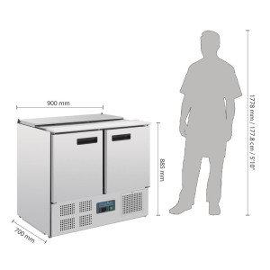 Vitrina refrigerada - 240L - Polar - Fourniresto