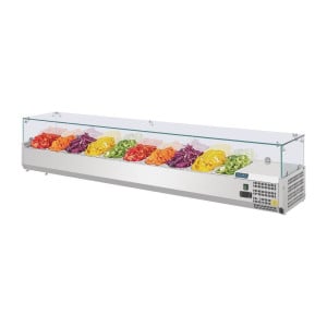 Vitrina de ingredientes refrigerada Serie G - 10 X GN 1/4 - Polar - Fourniresto