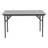 Mesa rectangular plegable gris de ABS - 1220 mm - Bolero - Fourniresto