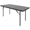 Table Rectangulaire Pliante Grise En Abs - 1520Mm - Bolero - Fourniresto