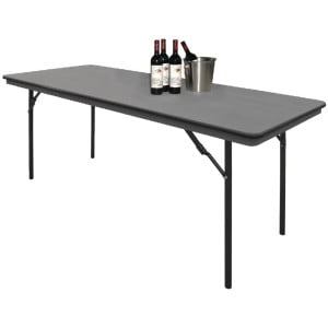 Table Rectangulaire Pliante Grise En Abs - 1830Mm - Bolero - Fourniresto