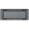 Mesa rectangular plegable gris de ABS - 1830 mm - Bolero - Fourniresto