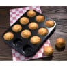 Placa antiadherente de 12 moldes para muffins - Vogue