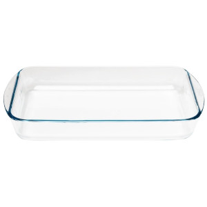 Fuente rectangular de vidrio para horno - L 350 x P 230mm - Pyrex