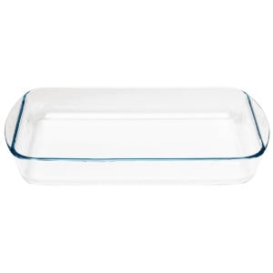 Plat À Four Rectangulaire en Verre - L 350 x P 230mm - Pyrex