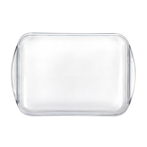 Fuente rectangular de vidrio para horno - L 350 x P 230mm - Pyrex