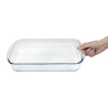 Fuente rectangular de vidrio para horno - L 350 x P 230mm - Pyrex