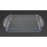 Fuente rectangular de vidrio para horno - L 350 x P 230mm - Pyrex