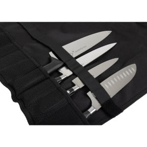 Knife Case in Fabric With Black Strap 11 Pieces - Dick