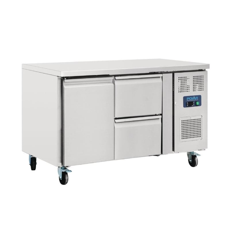 Mesa Refrigerada 1 Puerta 2 Cajones - 228 L - Polar - Fourniresto