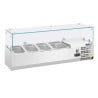 Vitrina refrigerada para ingredientes 3x GN 1/3 y 1x GN 1/2 Serie G - Polar - Fourniresto