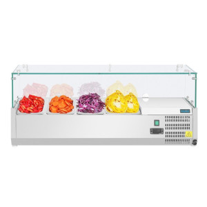 Vitrina refrigerada para ingredientes 3x GN 1/3 y 1x GN 1/2 Serie G - Polar - Fourniresto