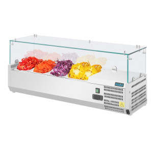 Vitrina refrigerada para ingredientes 3x GN 1/3 y 1x GN 1/2 Serie G - Polar - Fourniresto