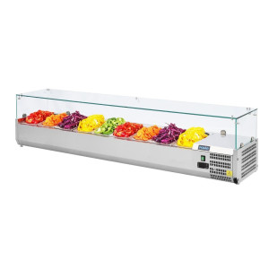 Vitrina refrigerada de ingredientes - 9 recipientes GN 1/3 - Polar - Fourniresto