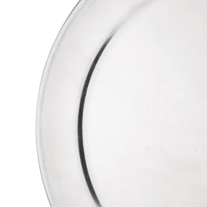 Aluminum pizza plate wide rim - Ø200mm - Vogue - Fourniresto