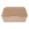 Grandes Cajas de Hamburguesas Kraft Compostables - P 135mm - Lote de 250 - Colpac