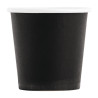 Disposable Black Espresso Coffee Cups - 120ml - Pack of 1000 - Fiesta