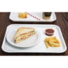 White Plastic Fast Food Tray 345 x 265mm - Olympia KRISTALLON - Fourniresto