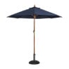 Parasol Rond Bleu Marine - L 2500mm - Bolero