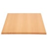 Square Beech Effect Table Top - 600mm - Bolero