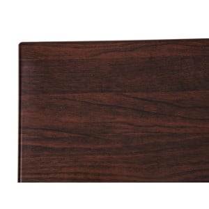 Plateau de Table Carré Marron Foncé - 600 mm - Bolero