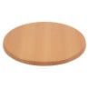 Round Table Top Beech Effect - Ø 600mm - Bolero