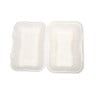 Boîtes Repas en Bagasse avec Couvercle À Charnière - L 228mm - Lot de 200 - Vegware