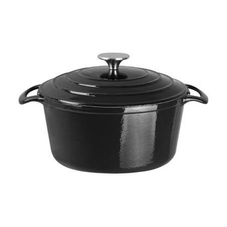 Round Black Casserole Dish - 3.2L - Vogue