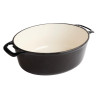 Grande Cocotte Ovale Noire - 6L - Vogue