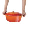 Cocotte Oval Naranja - 5L - Vogue