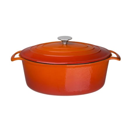 Gran Cacerola Ovalada Naranja - 6L - Vogue