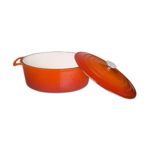 Gran Cacerola Ovalada Naranja - 6L - Vogue