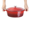 Large Red Oval Casserole Dish - 6L - Vogue