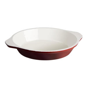 Round Red Gratin Dish - 400 ml - Vogue