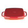 Plato de Hierro Fundido Rectangular Rojo - 2,8L - Vogue