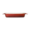 Plato de Hierro Fundido Rectangular Rojo - 2,8L - Vogue