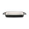 Plato de Hierro Fundido Rectangular Negro - 1,8 L - Vogue