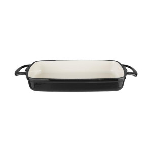 Rectangular Black Cast Iron Dish - 2.8L - Vogue