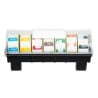Etiquetas removibles de código de color con dispensador - Vogue
