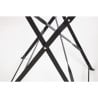 Steel Terrace Table - Black - Bolero - Fourniresto