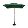 Parasol Cuadrado Verde - L 2500mm - Bolero