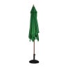 Parasol Cuadrado Verde - L 2500mm - Bolero