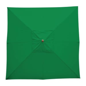 Parasol Cuadrado Verde - L 2500mm - Bolero