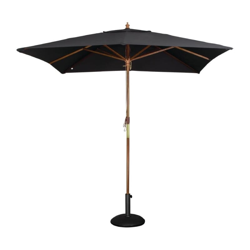 Parasol Cuadrado Negro - L 2500mm - Bolero