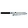 Couteau Santoku Lame Alvéolée Damas Shun 18 cm - Cuchillos Japoneses KAI