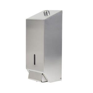 Stainless Steel Liquid Soap Dispenser - 1L - Jantex